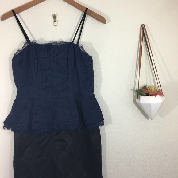 NWT Kate Young for Target blue lace & satin dress - Picture 4 of 9